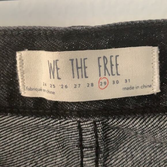 Free People Distressed Raw Hem Skirt - Picture 6 of 8